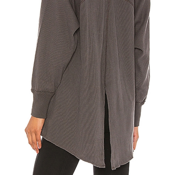 Free People Amelia thermal sweatshirt size small - Picture 3 of 16